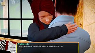 what happens in my new family with big ass brunette redhead teens playing erotic games?
