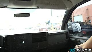 juicy latina slut ass pounded on public 305 bus!!