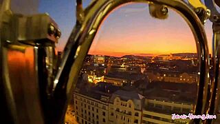 cute petite 18+ jamie rides monster cock in budapest vlog 🔥🍆😍