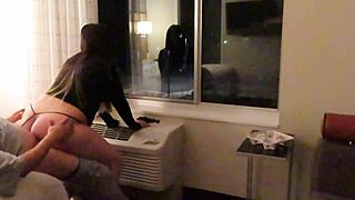 Wanna see me tease in see-through dress through hotel public spots?