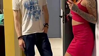 boy visits princess in tiny dress no panties for big tit fuck