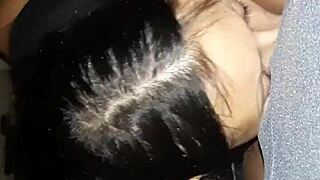 we're banging our hot neighbor secretly in the barn, her wet pussy grips so tight