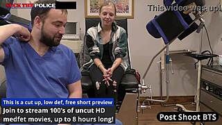 school officer ava siren moans loud at work with toy vibrator miniskirt... oops petite teen!!