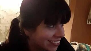 she rims like a pro in this homemade clip hoping her ex catches every crazy second