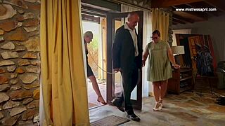 domatrix mistress april turns rosie into her personal pee toilet slave