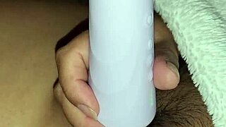 juicy latina housewife's wet hairy pussy toy masturbation drips