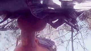 Real Outdoor Deepthroat Blowjob Behind Scenes Cumshot