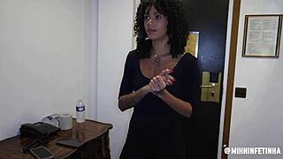 hot amateur latina takes BBC threesome pounding. madbros fill her ass with creampie.