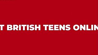 British teen slut sucks cock like a pro!