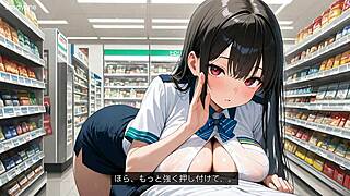late night convenience store busty clerk secret paizuri asmr jerk off instructions