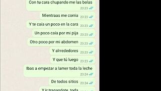 Mi novia chupa mi leche y dice que le encanta en web chat