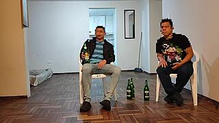 best friends wife rides me cowgirl while he watches nearby