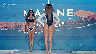 damn look at that model's bikini ass jiggle wanna smack it hard?