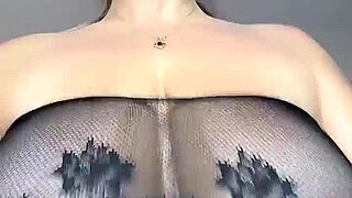 big natural saggy tits smother your face while hard nipples poke you