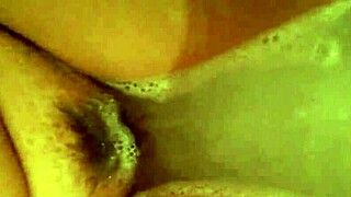 ever seen a hairy pussy drip grool with that huge throbbing clit up close?