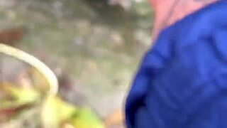 Why is this sexy street babe with pink pussy climbing the hill desperate for outdoor public wetting?