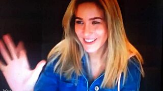 you seeing this blonde chaturbate slut rub her wet pussy live?