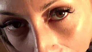 A blowjob from petite Candie Cross wakes me up right every morning