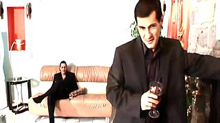 katwoman jennifer dark sneaks into prison cage for wild anal 3way double penetration