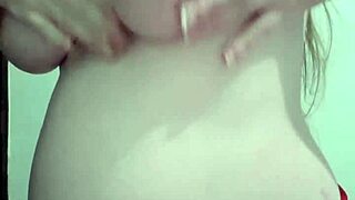 blonde pregnant wife gets oily lingerie massage turning into creampie bliss