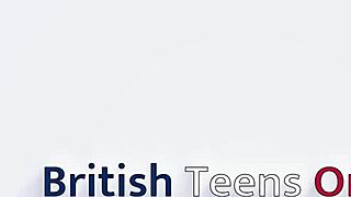 hey neighbor, watch this hot british redhead teen stroke my cock with her soft hands till i explode