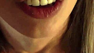 A blowjob from petite Candie Cross wakes me up right every morning