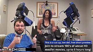 human guinea pig phoenix rose takes mandatory hitachi orgasms from doctor in tampa 😩💦🔥