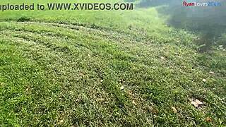 FALL ARRIVES FOR INTENSE OUTDOOR MASTURBATION Barefoot Young Solo Cock Stroking Part 1