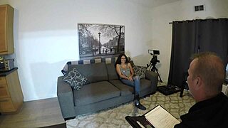 angel love spills all in her steamy latina casting interview session