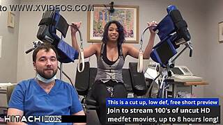 human guinea pig phoenix rose takes mandatory hitachi orgasms from doctor in tampa 😩💦🔥