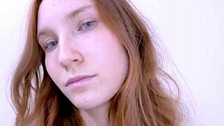 blonde teen model, wanna fuck her tight pussy on this sofa audition?