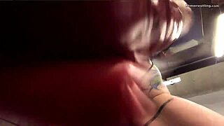 i can't believe this pro fighter just smothered me with her bare tits pov