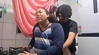 Stepmom draws young man into tempting private moment.