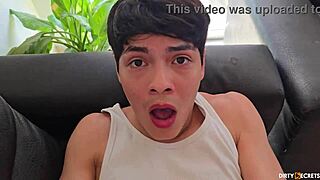 I fuck stepsister missionary as stepfather catches my cumshot