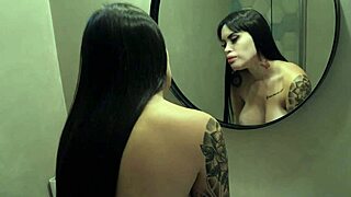 tattooed latina teen with fake big tits gets fucked hard by casting agent after blowjob