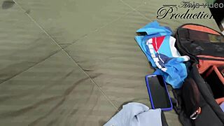 Hot Milf Delivers Steamy Blowjob Before Workout