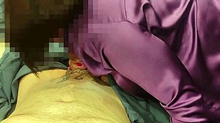 Whoa stepmom punishes my jerking with urethra finger strapon ass part 1 😈