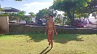 damn i'm stripping bare on this public beach twice now