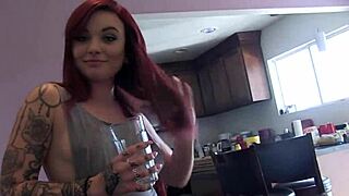 alternative sluts flash pussies backstage 😈 piercings tattoos