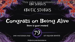erotic audio celebrates life with eses79's intimate female orgasm