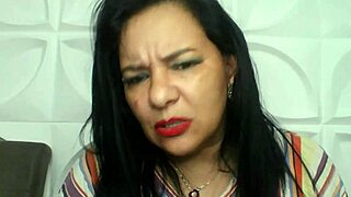 hot mother-in-law tempts with her juicy curves