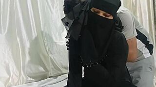 WOW! Sexy Muslim Girl TAKES DOGGY from Hindu Boyfriend!