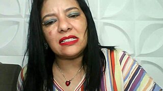 hot mother-in-law tempts with her juicy curves
