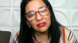 hot mother-in-law tempts with her juicy curves
