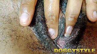 Hey this good pussy tastes amazing while fingering deep