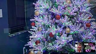 hey stepmom why take my big cock up your ass under the christmas tree?