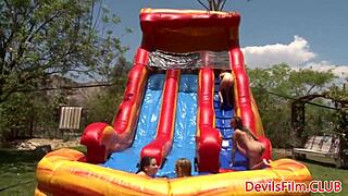 girls are you ready for wet outdoor lesbian orgy with strapon doggystyle and scissoring?