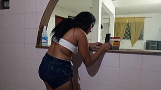 my sexy tenant from upstairs dances her tiktok moves then i seduce and fuck her brains out!