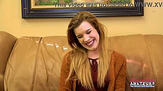 Charming ginger Keaton fingers her pussy and sucks candy corn till it milks out yummy 💦🍭😍