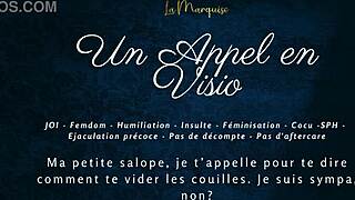 French Femdom Visio Call Teases Your Desires Intensely